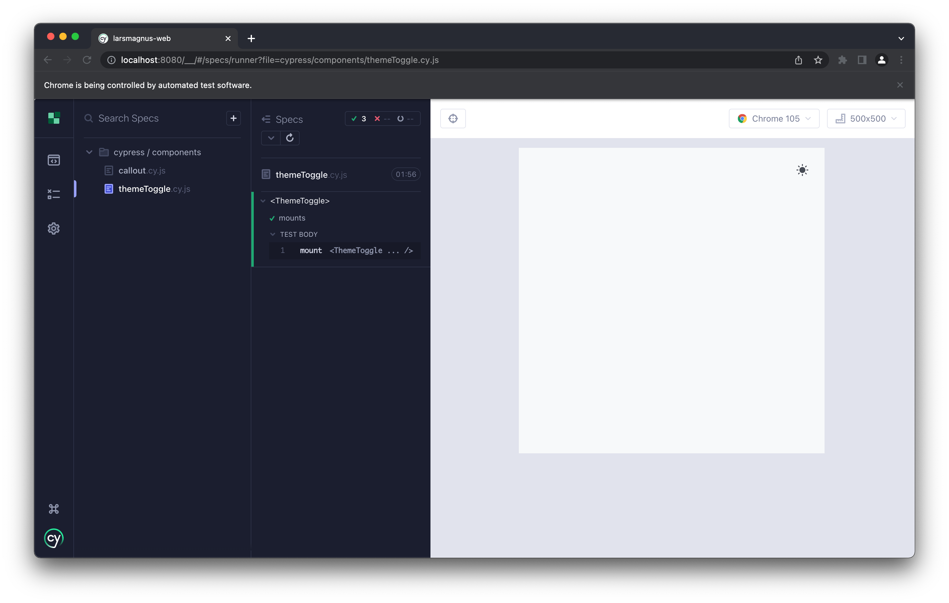 Component testing with Cypress in Next.js ⚡️ larsmagnus.co