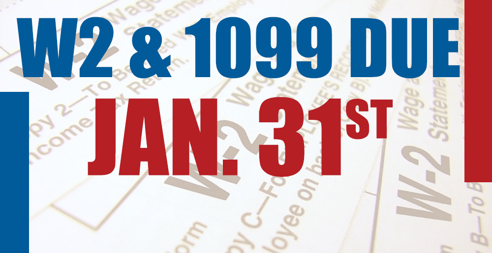 IRS reminder Jan. 31 filing deadline for employers to file wage