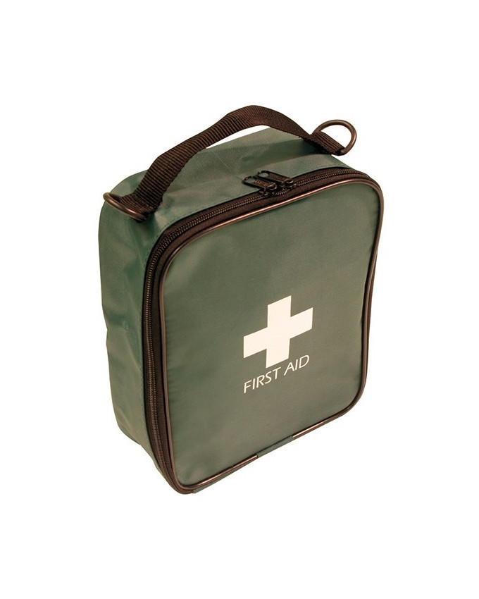 New BS85991 Compliant First Aid Travel Kit Green Bag LA Safety Supplies