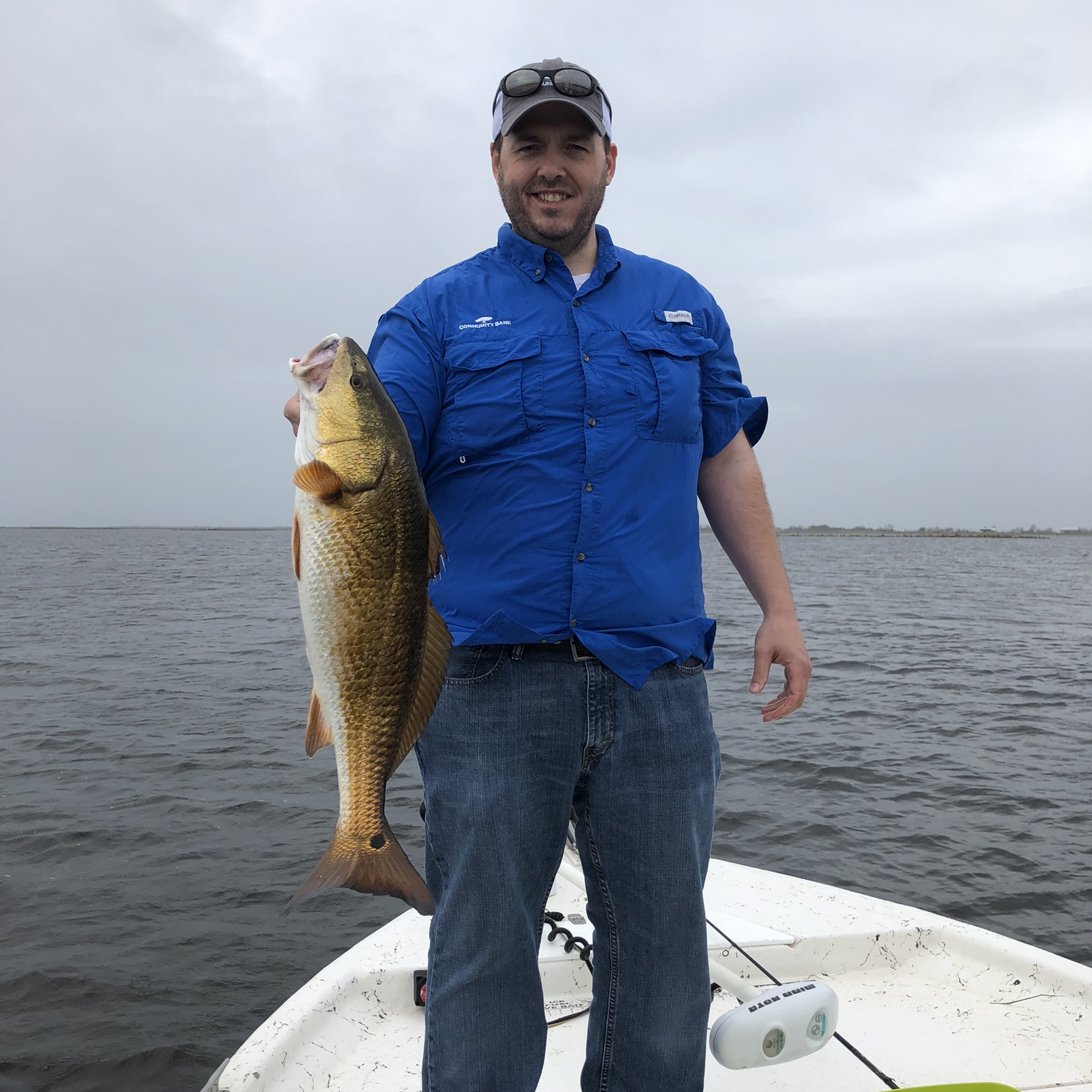 High Winds and High Water in Shell Beach Louisiana Charter Boat