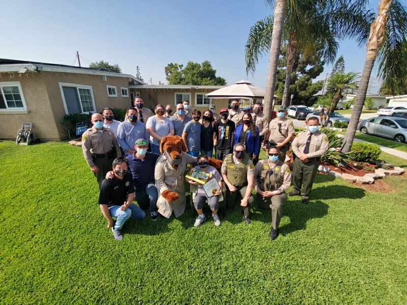 Pico Rivera Cancer Survivor Gets Backpack and Special Celebrity Visit