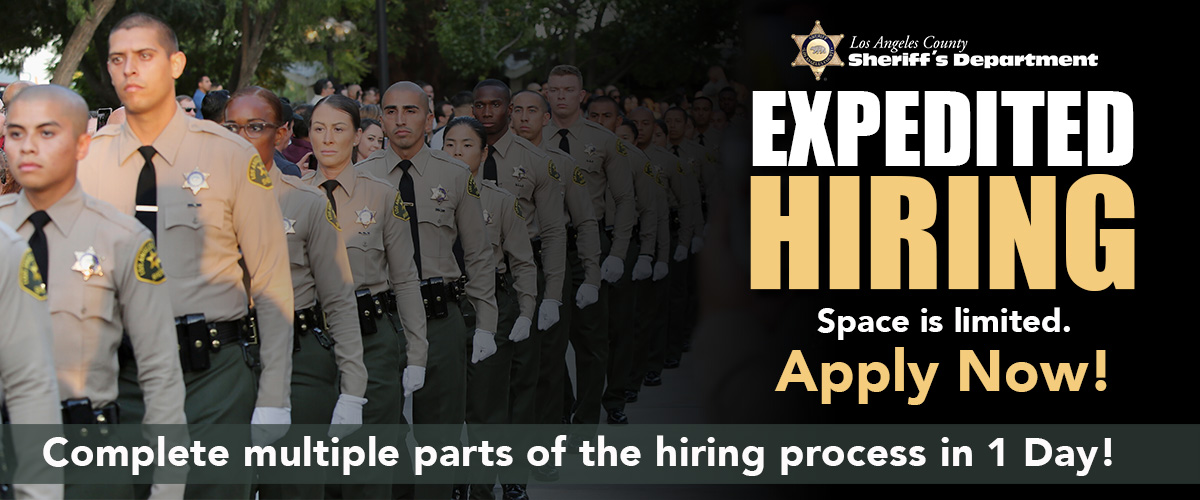 Careers Main Los Angeles County Sheriff's Department