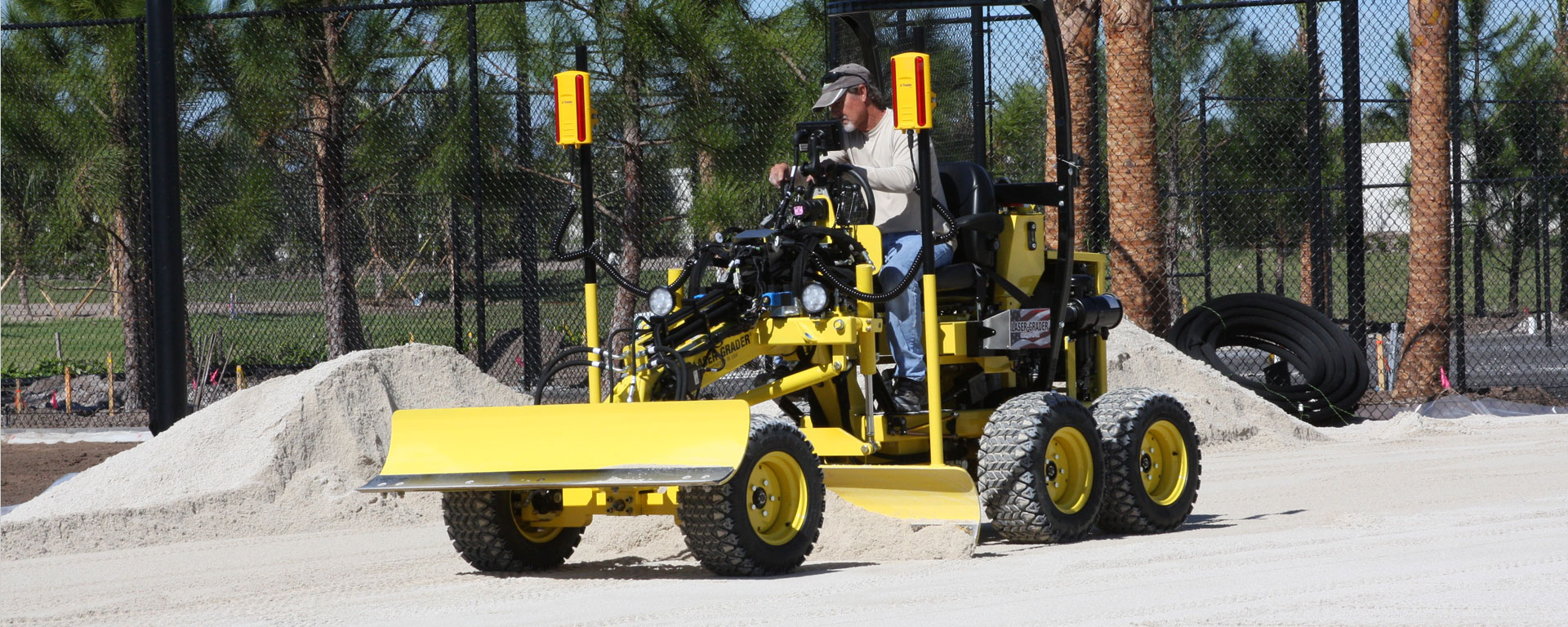 LaserGrader Applications Building Construction Sports Athletic Facilities