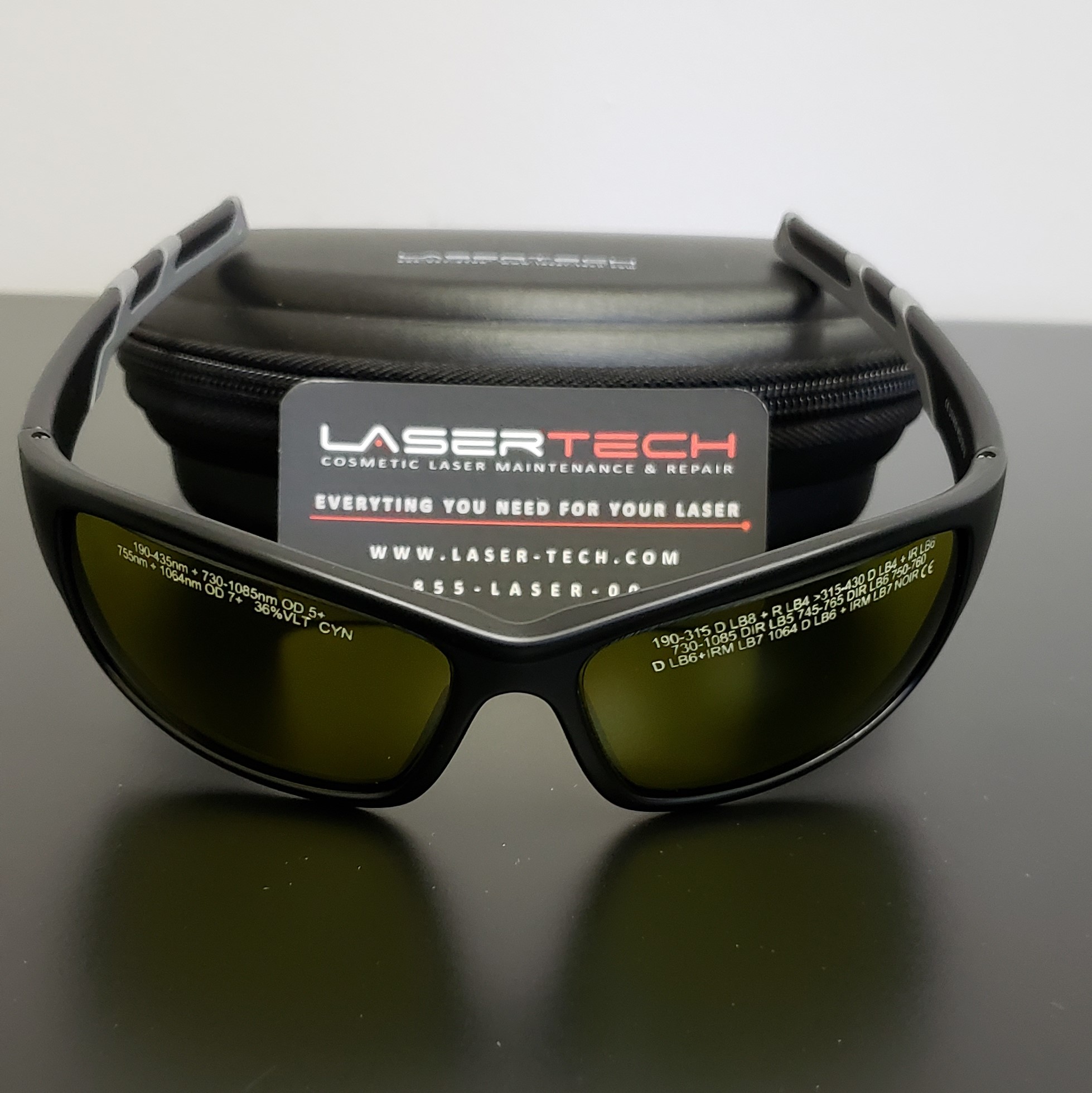LASER SAFETY GLASSES, GOGGLES 755 / 1064nm ALEX / YAG MODERN Frame