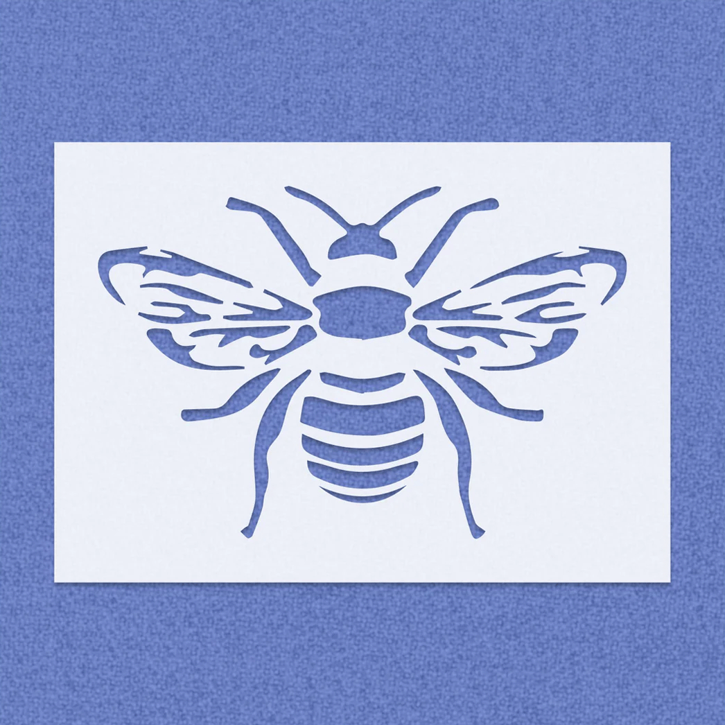 Yellow Jacket Bee Stencil Laser Cut This