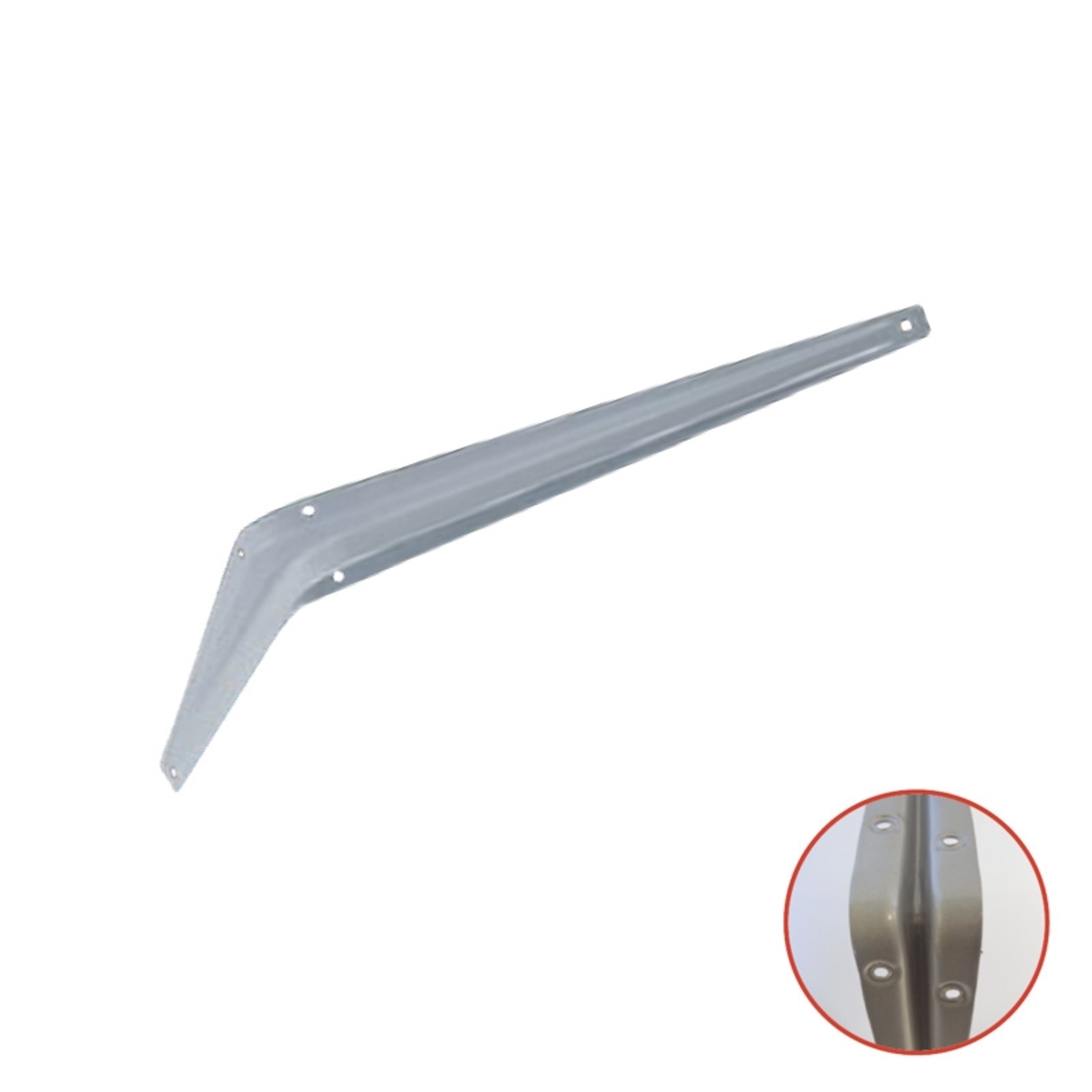 Eco 200 x 250 mm aluminum shelf support cornerBaxevanos Ltd