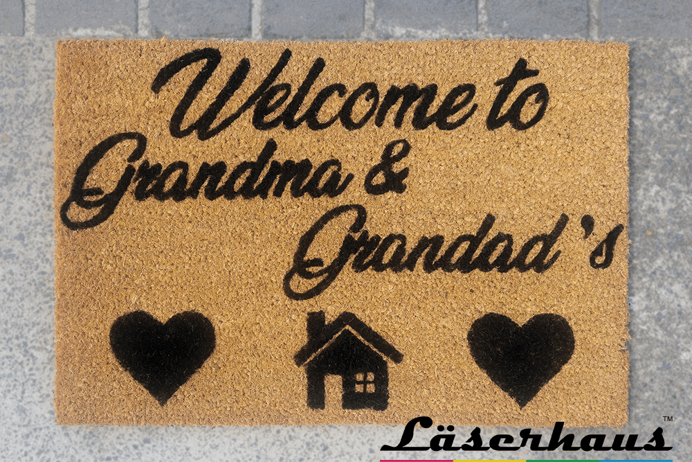 Personalized Grandparents Doormat 60cm x 40cm Läserhaus Australia