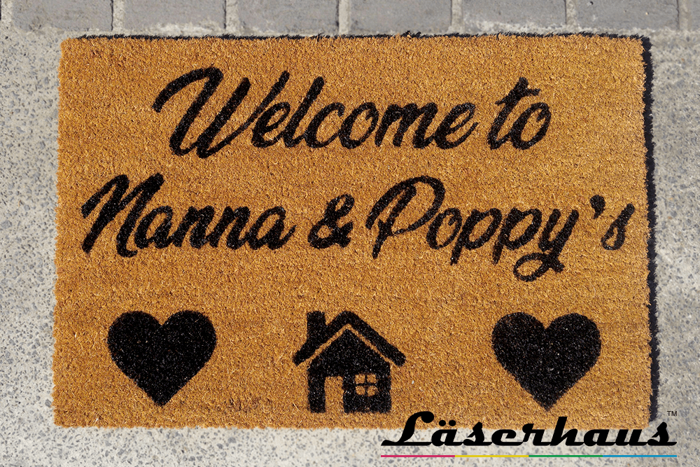 Personalized Grandparents Doormat 60cm x 40cm Läserhaus Australia