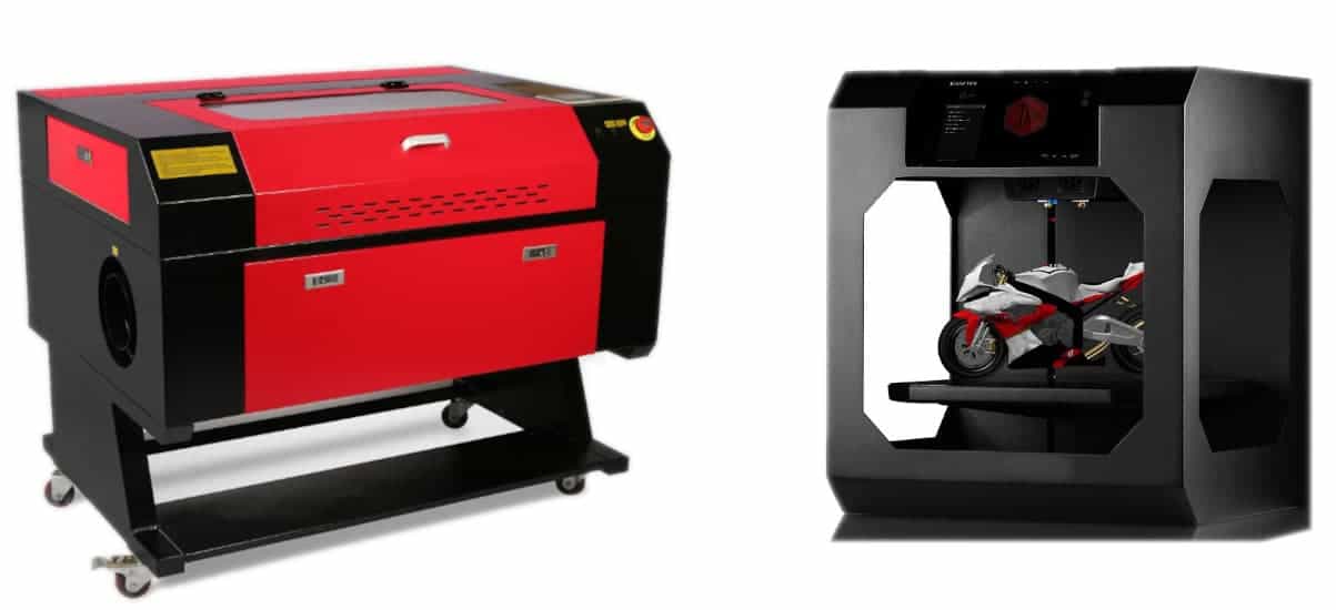 Laser cutter advantages and disadvantages (vs CNC router, 3D printer