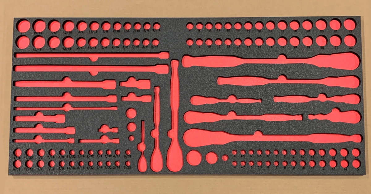 Laser Cut Foam Inserts Tool Box Inserts Using A Free App