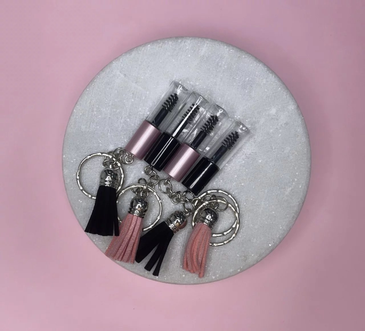 Mini Mascara wand in cover with keychain & tassle Lash Addict Lashes