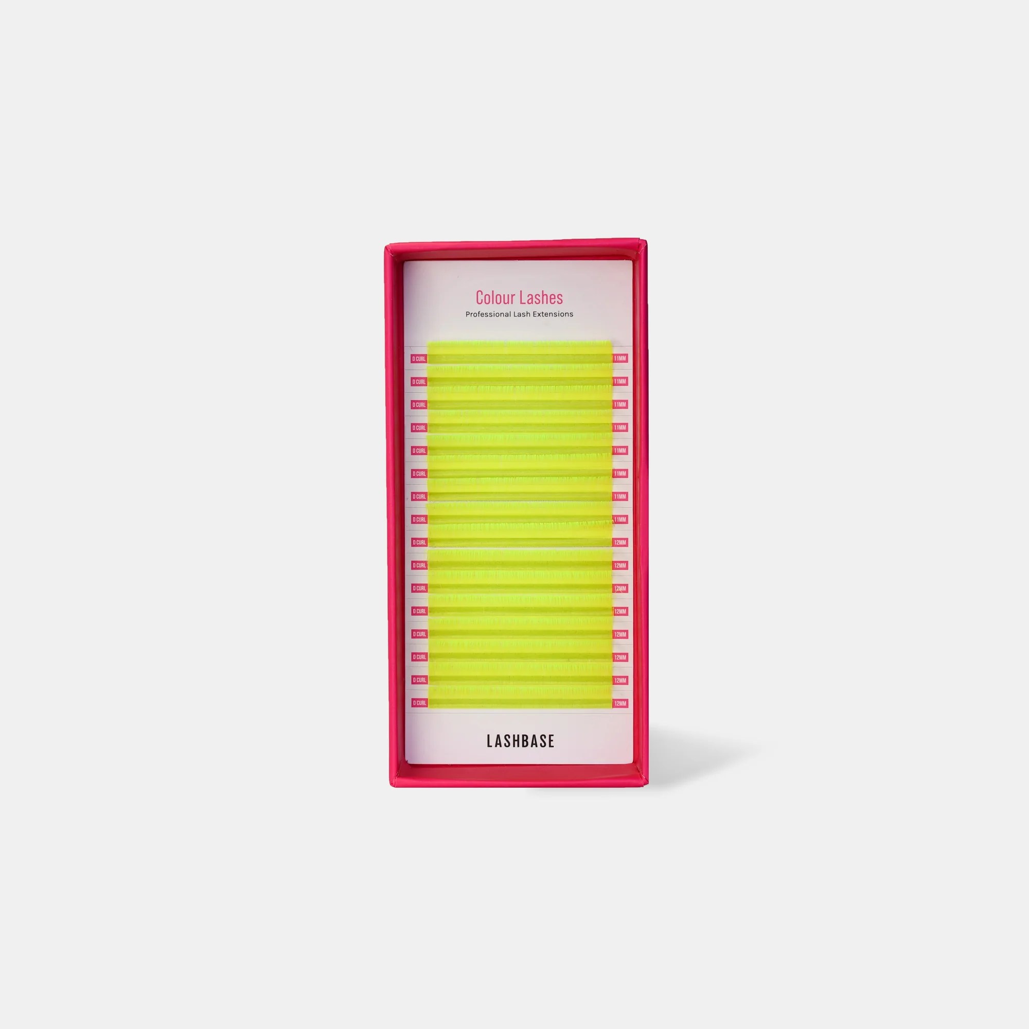 NEW Colour Lashes Neon Yellow Lash Supplies LashBase