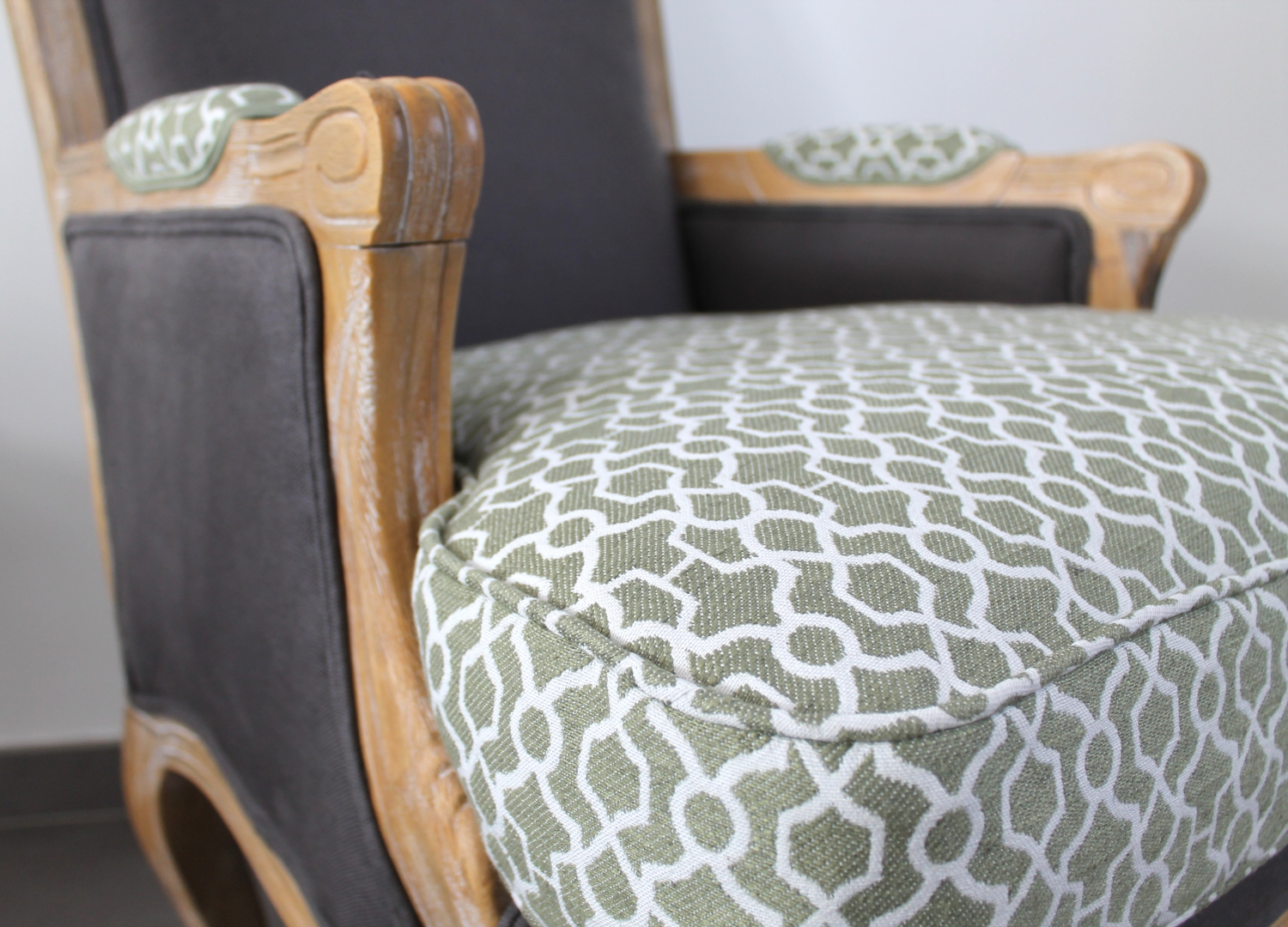 Blog Coussin pour fauteuil Atelier La Souris Créative
