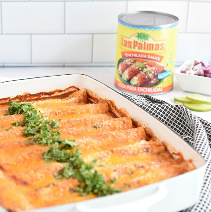 Beef Enchiladas Las Palmas Sauces
