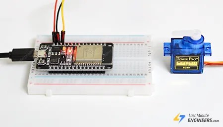 How to Control a Servo Motor with ESP32 Over Wi-Fi