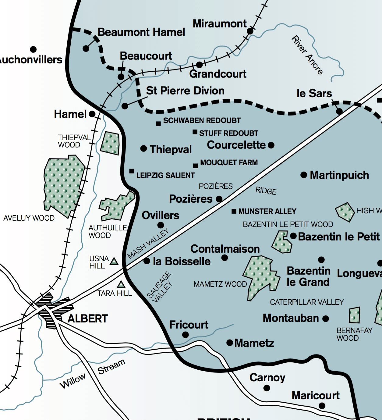 Somme River Map