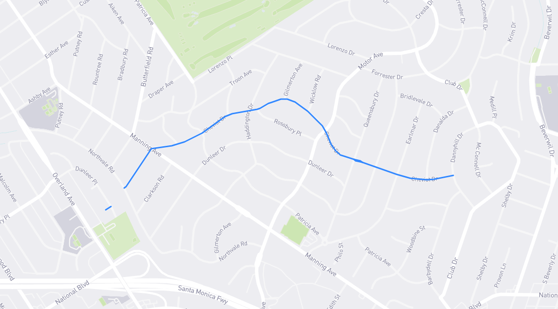 Cheviot Drive L.A. Street Names