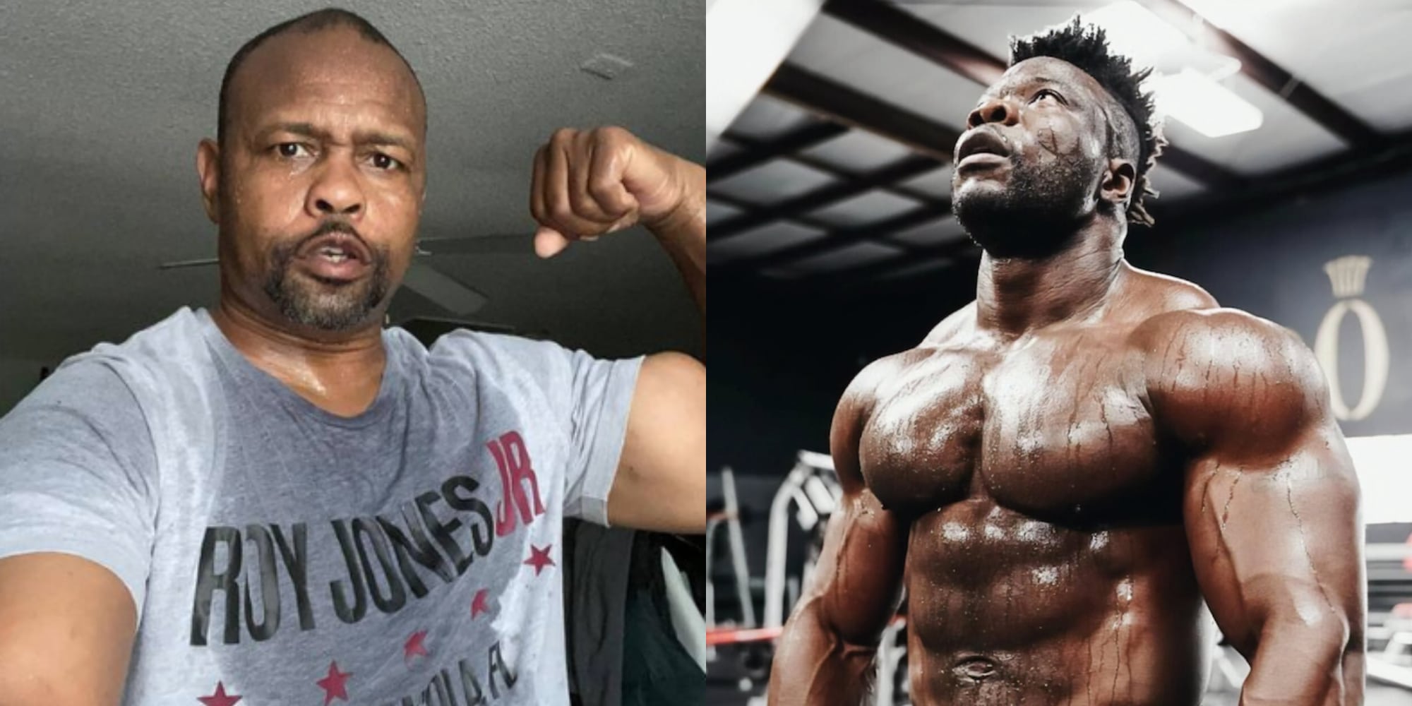 Roy Jones Jr va boxer un bodybuilder énorme de 104 kg