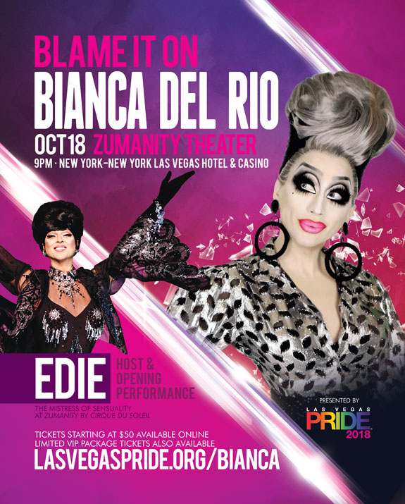 Blame it on Bianca Del Rio Las Vegas PRIDE