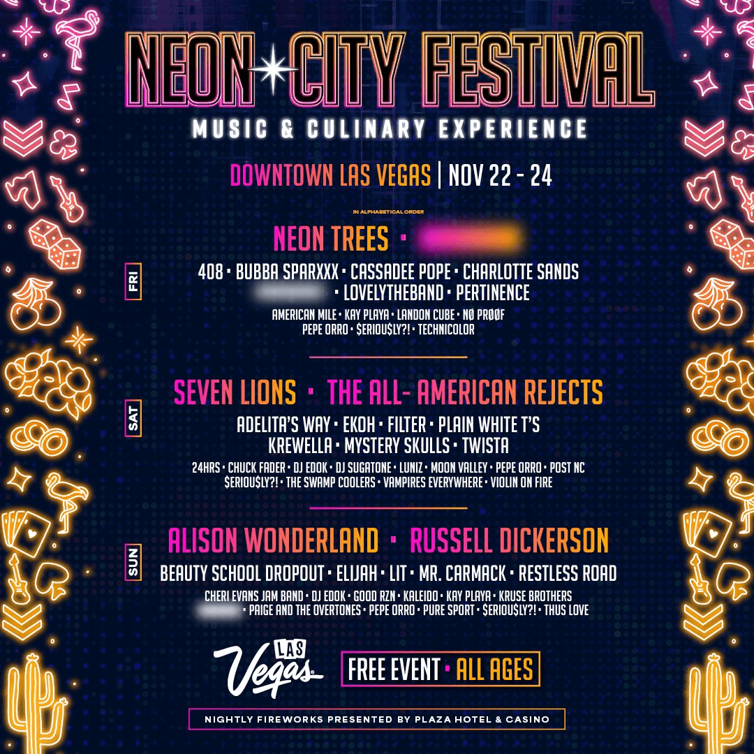The Neon City Festival in Downtown Las Vegas A Celebration of Music