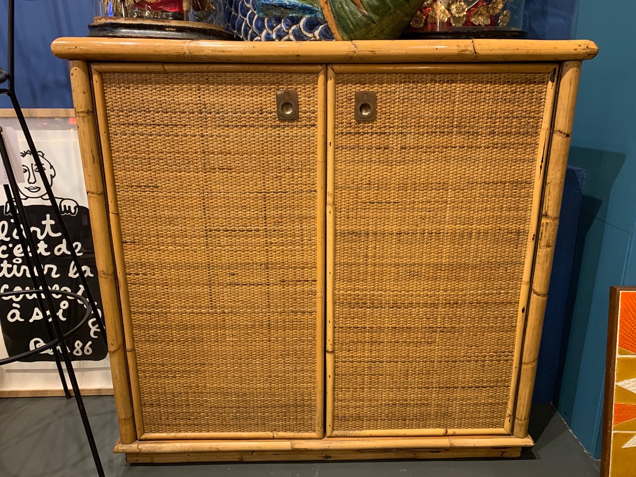 Small rattan dresser L'Atelier 55