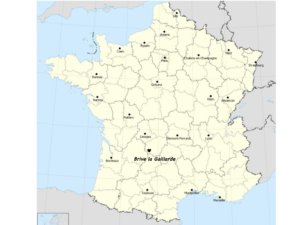 Carte De France Avec Brive La Gaillarde Venez découvrir Brive la Gaillarde L'Atelier d'Al