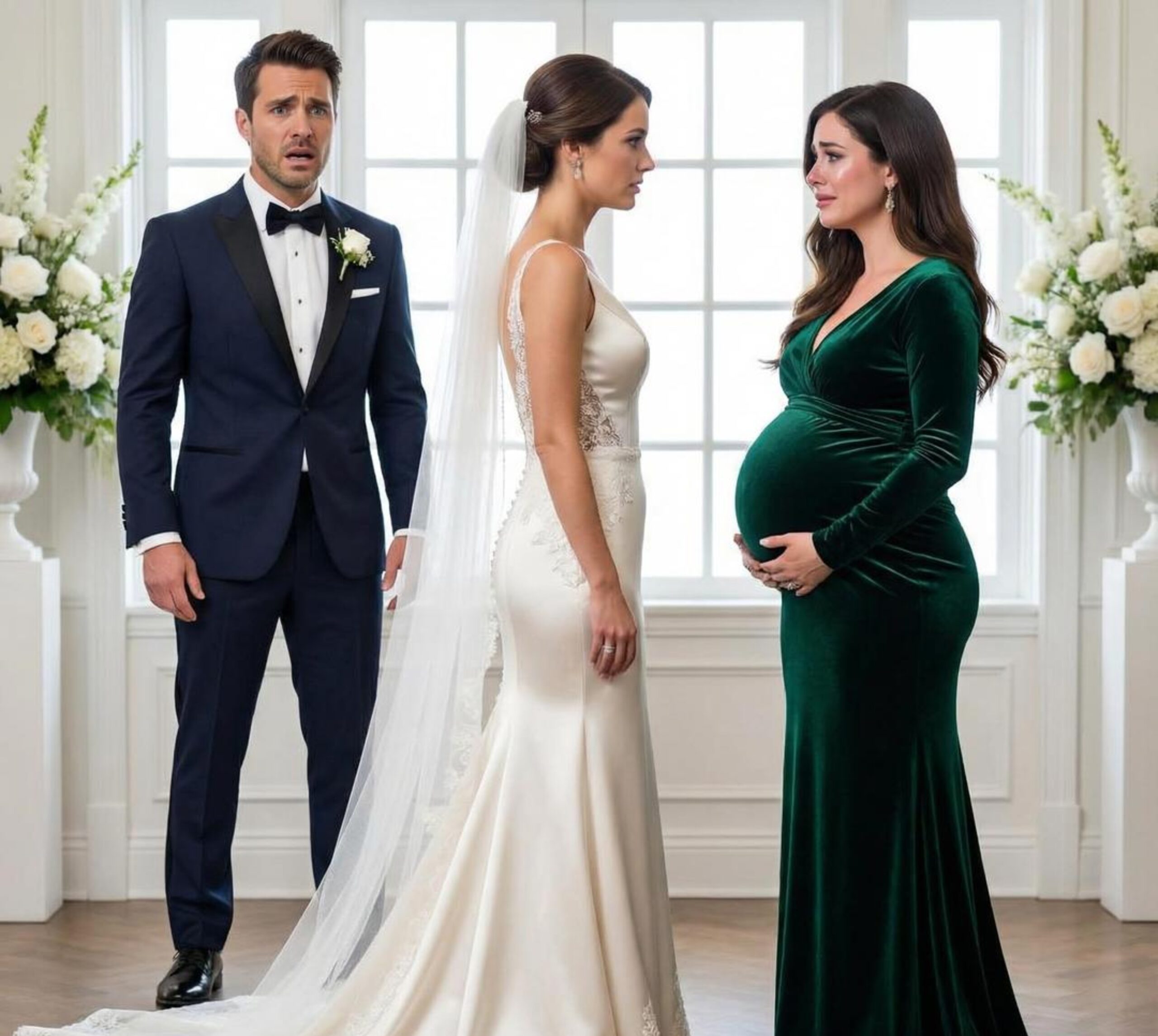 My ExWife Crashed My Wedding… Pregnant—One Question From My Bride
