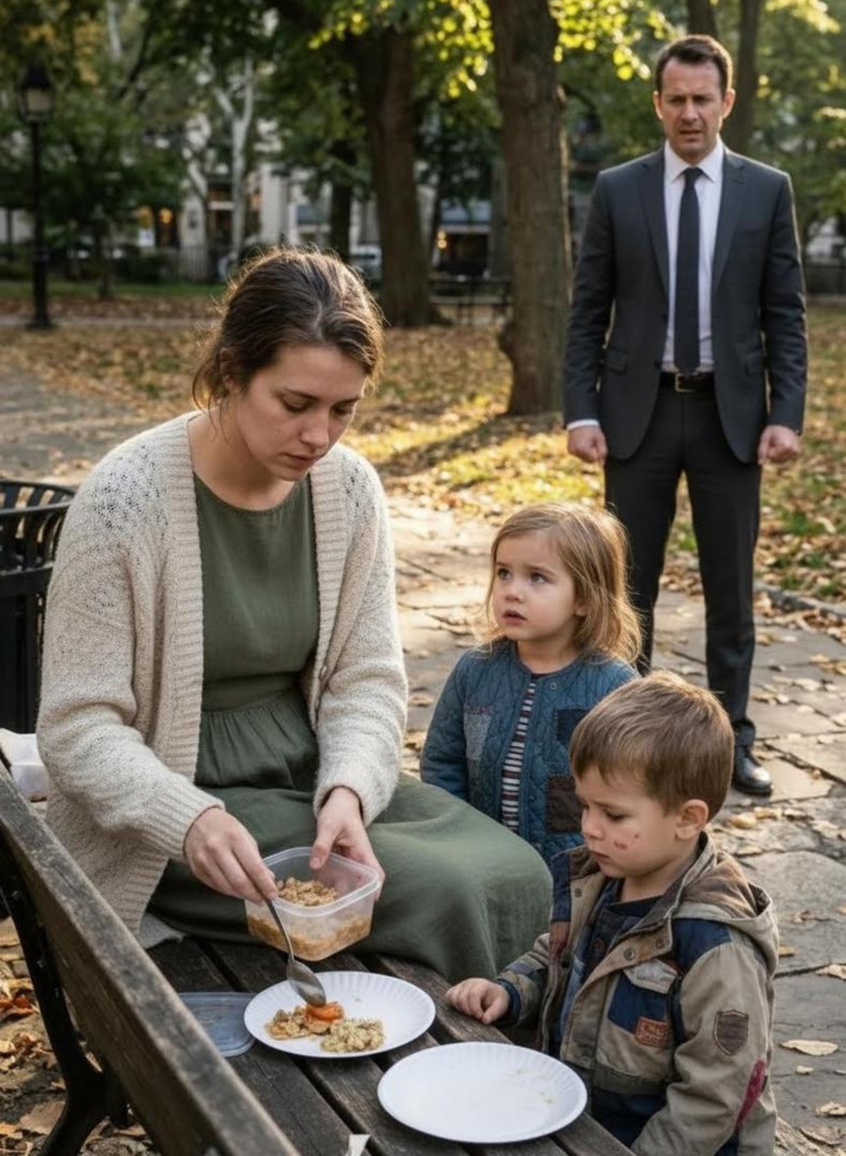 A Wealthy Stranger Saw a Mother Divide One Tiny Meal Among Her Children