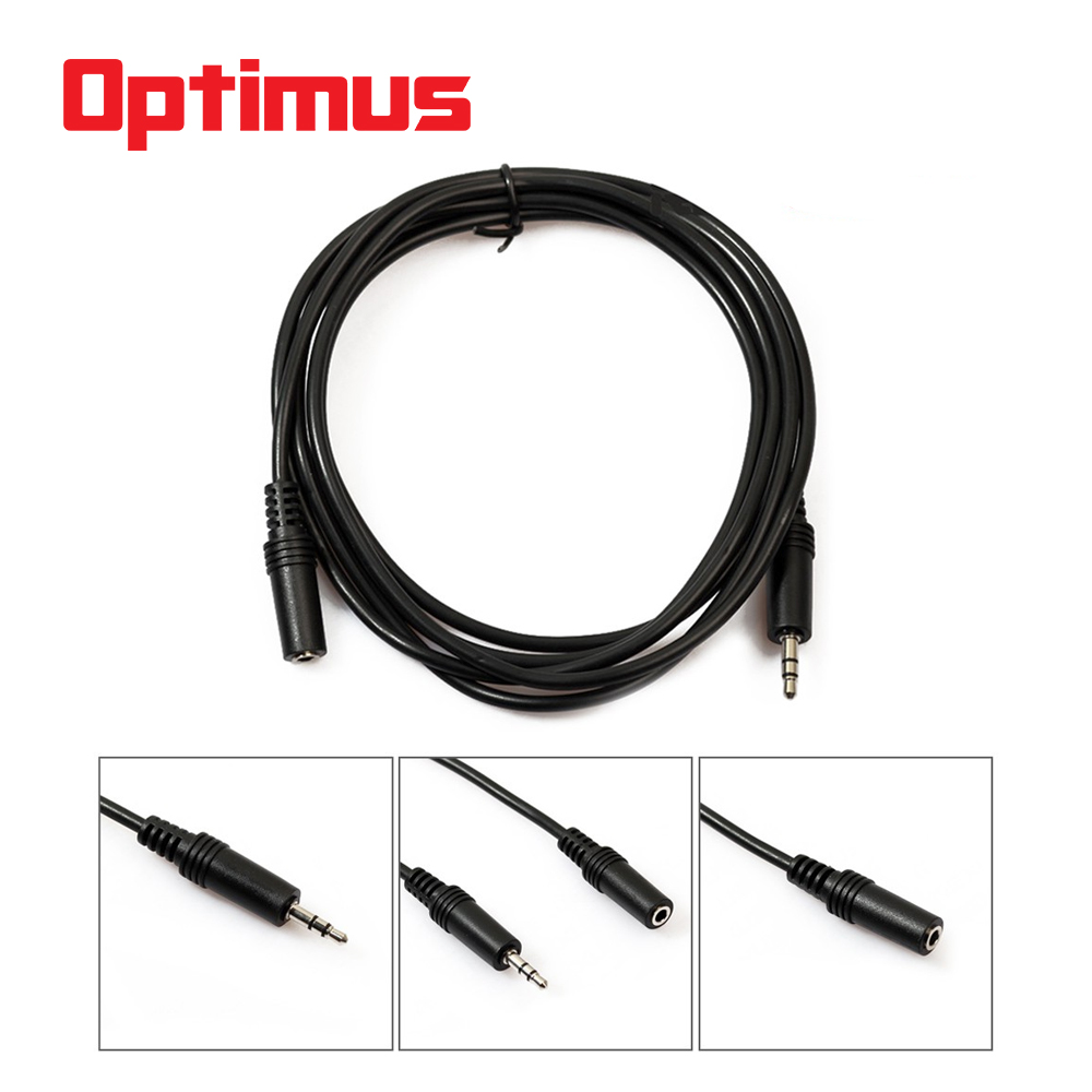 Optimus 3 Meters 3.5mm Audio Cable Extension Black LatestGadget
