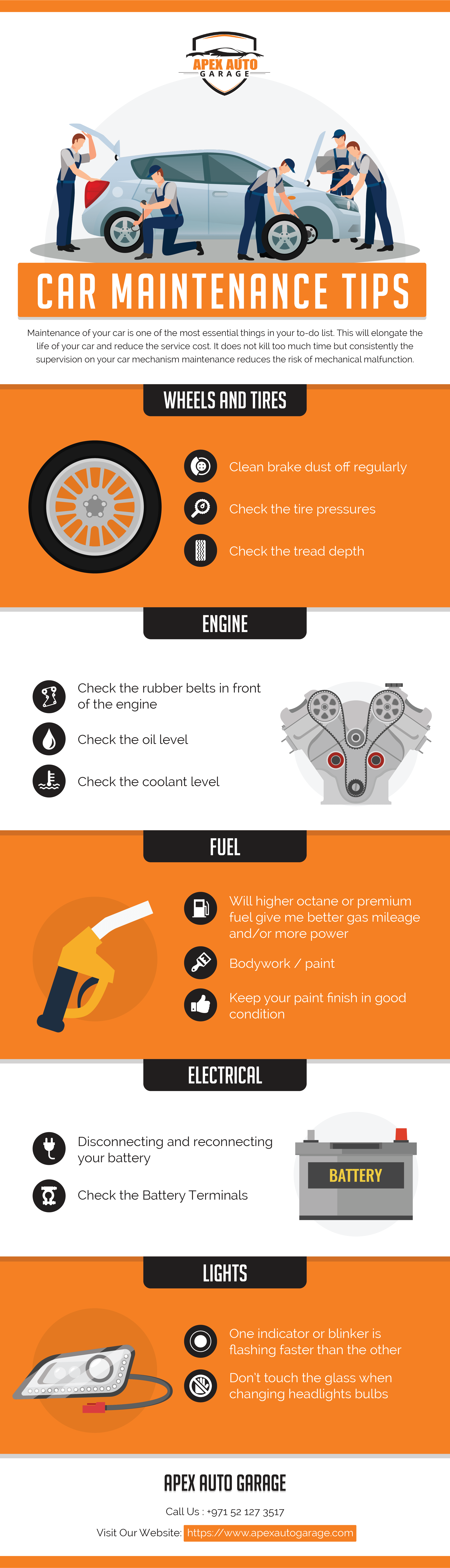 Car Maintenance Tips Latest Infographics