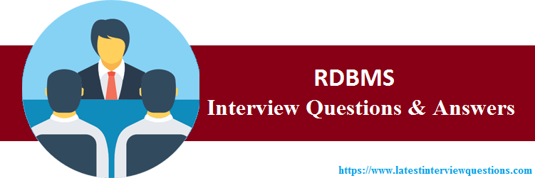 TOP 80+ RDBMS Interview Questions and Answers [UPDATED] 2019