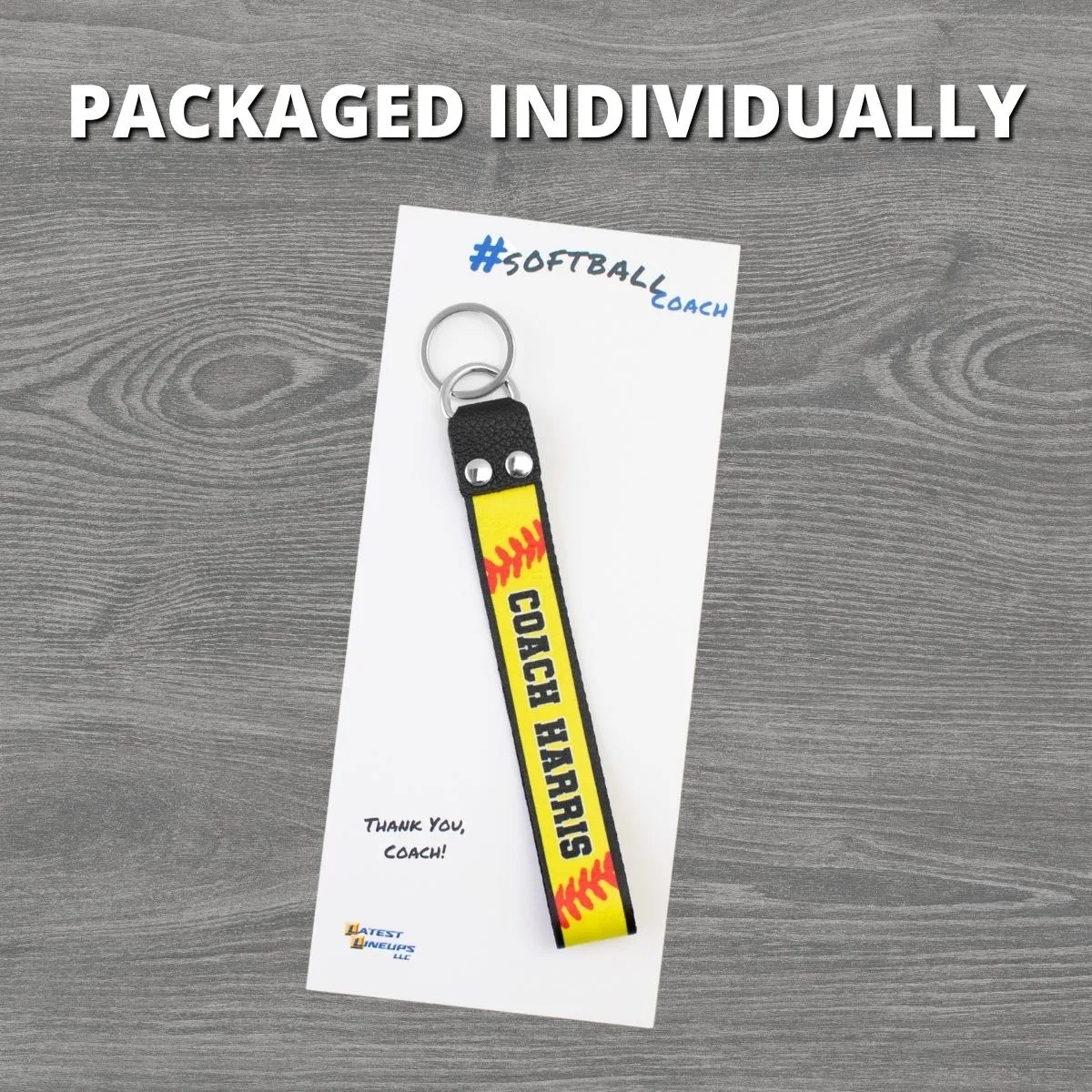 Softball Coach Keychain Softball Coach Gifts Latest Lineups