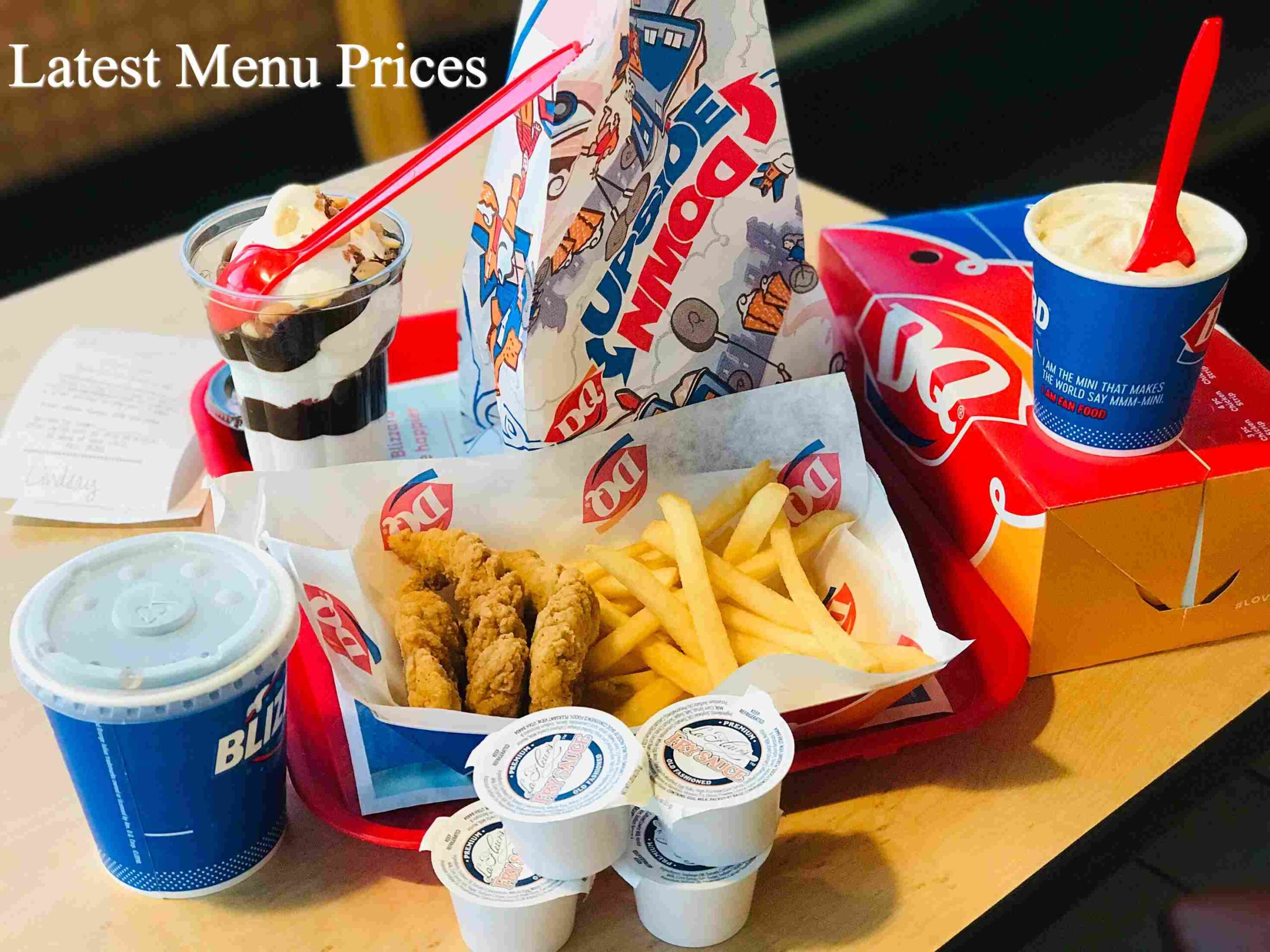 Dairy Queen Menu Prices & Calories Latest & Fresh Menu Prices