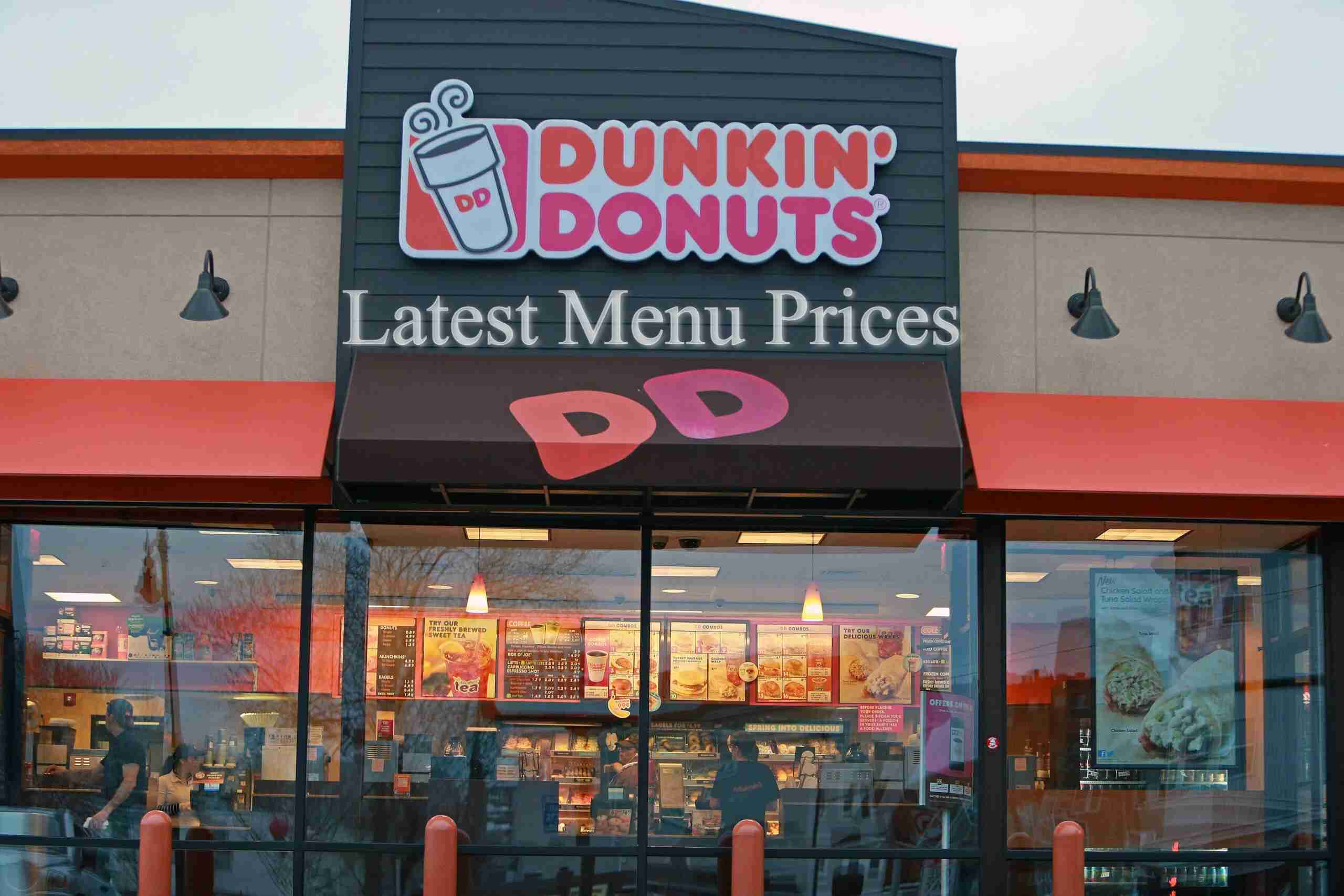 Dunkin’ Donuts Menu Prices & Calories Fresh Menu Prices