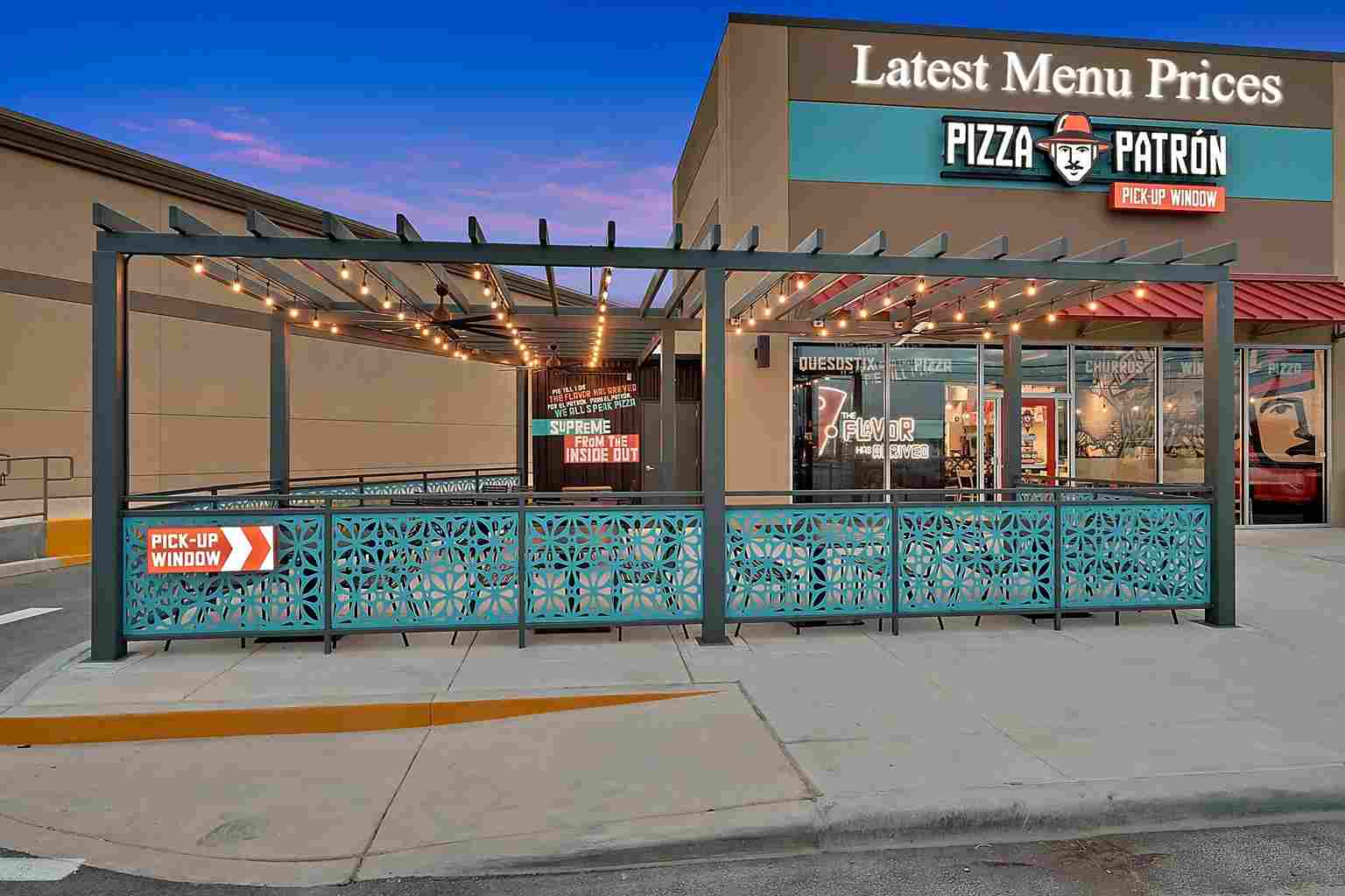 Pizza Patron Menu Prices & Calories Fresh Menu Prices