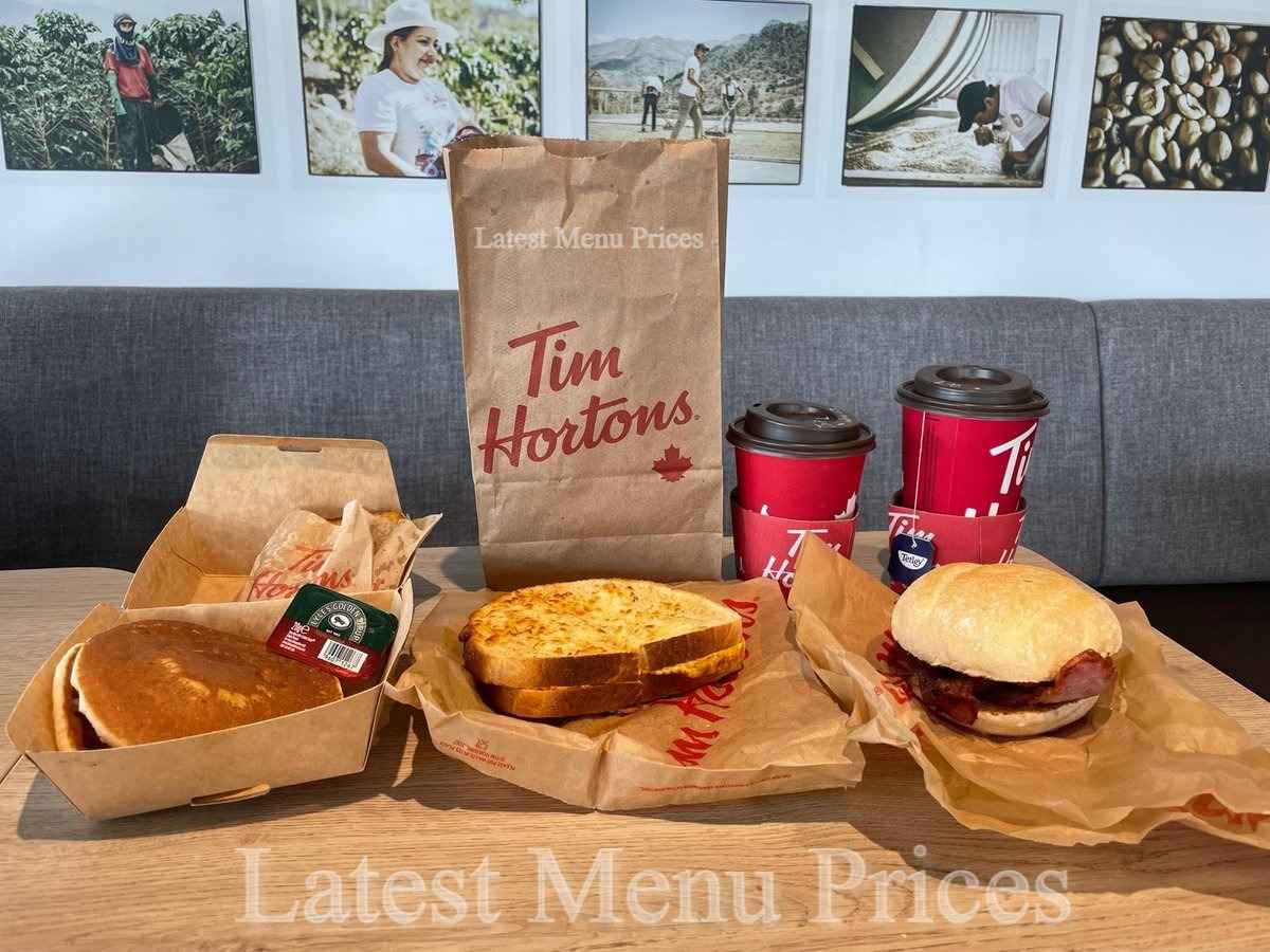 Tim Hortons Menu Prices & Calories Fresh Menu Prices