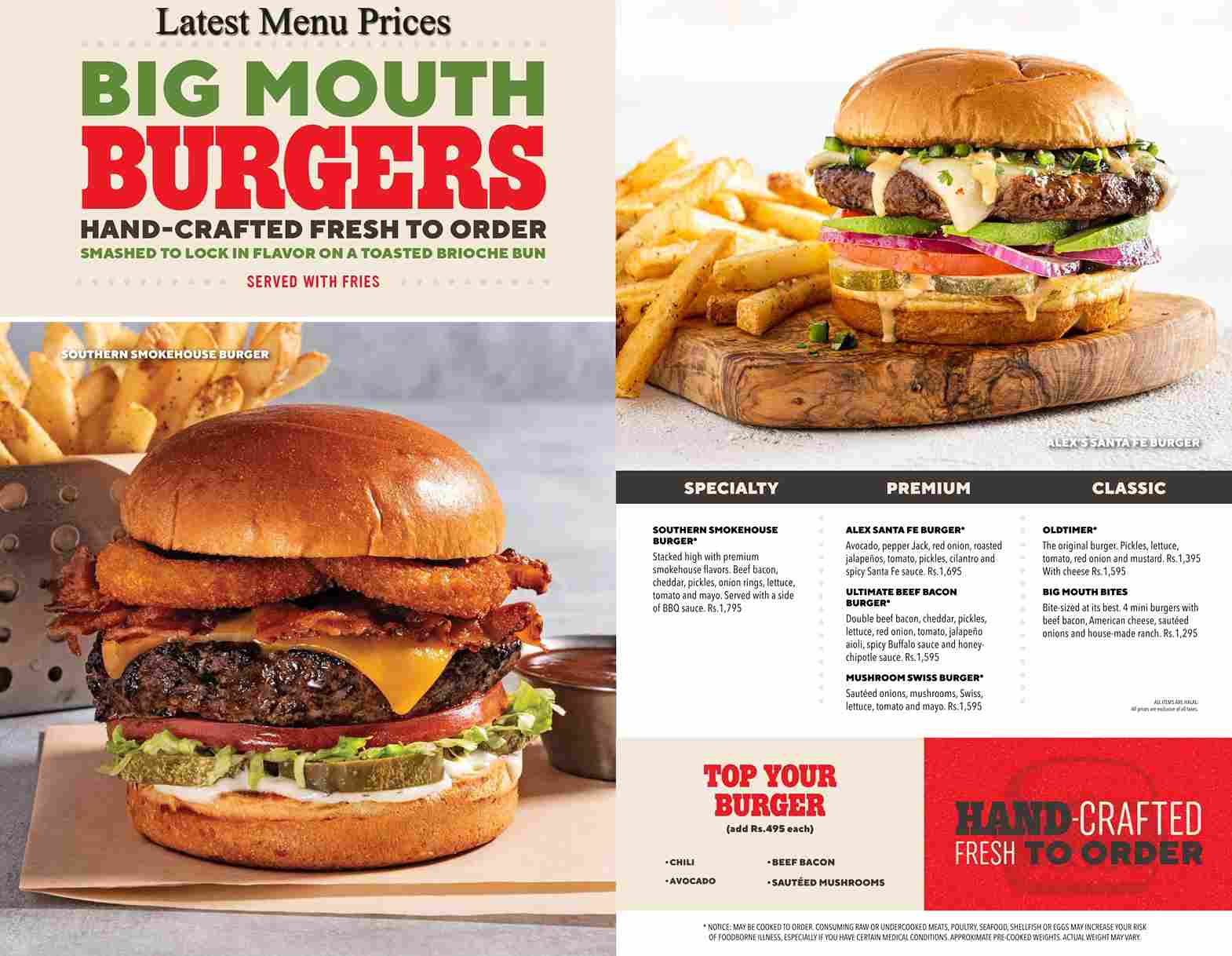 Chili’s Restaurant Lahore Menu Prices Fresh Menu Prices