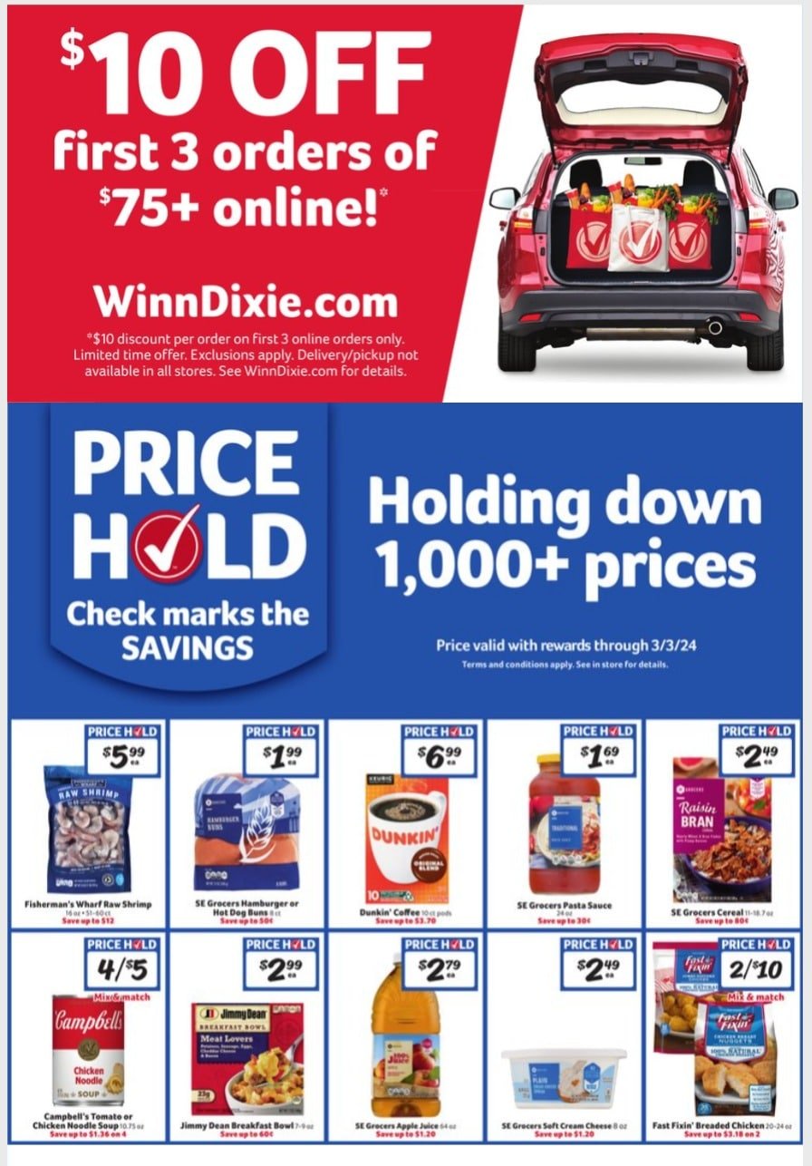 Winn Dixie Weekly Ad March 10 March 16, 2021 WeeklyAds24