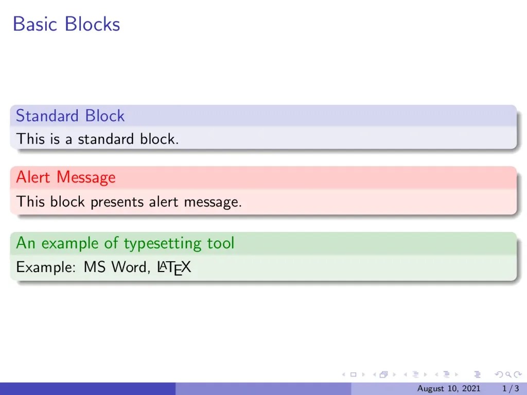 Your Guide to Beamer Blocks LaTeX Beamer