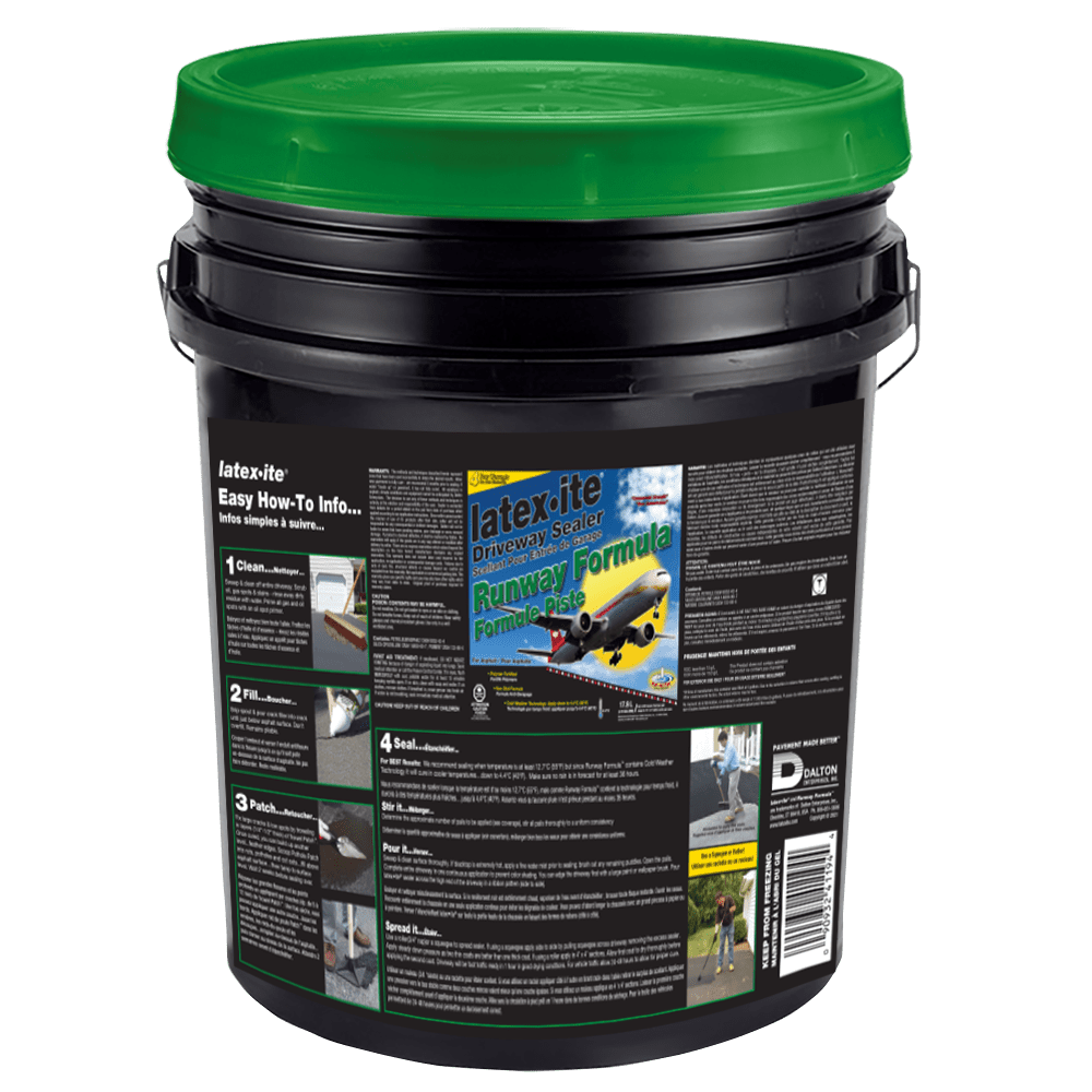 Latex·ite® 17.9L (4.75gal) Runway Formula™ Driveway Sealer Formule