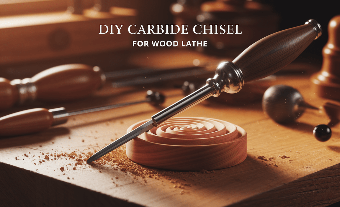 Diy Carbide Chisel For Wood Lathe