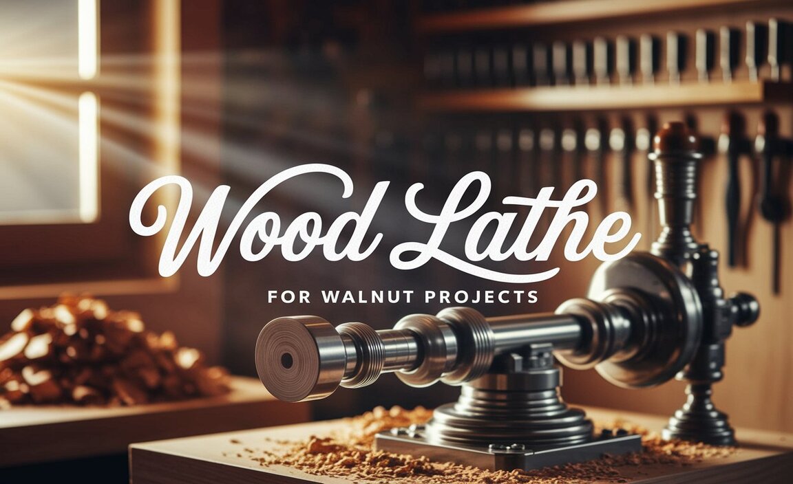Wood Lathe For Walnut Projects