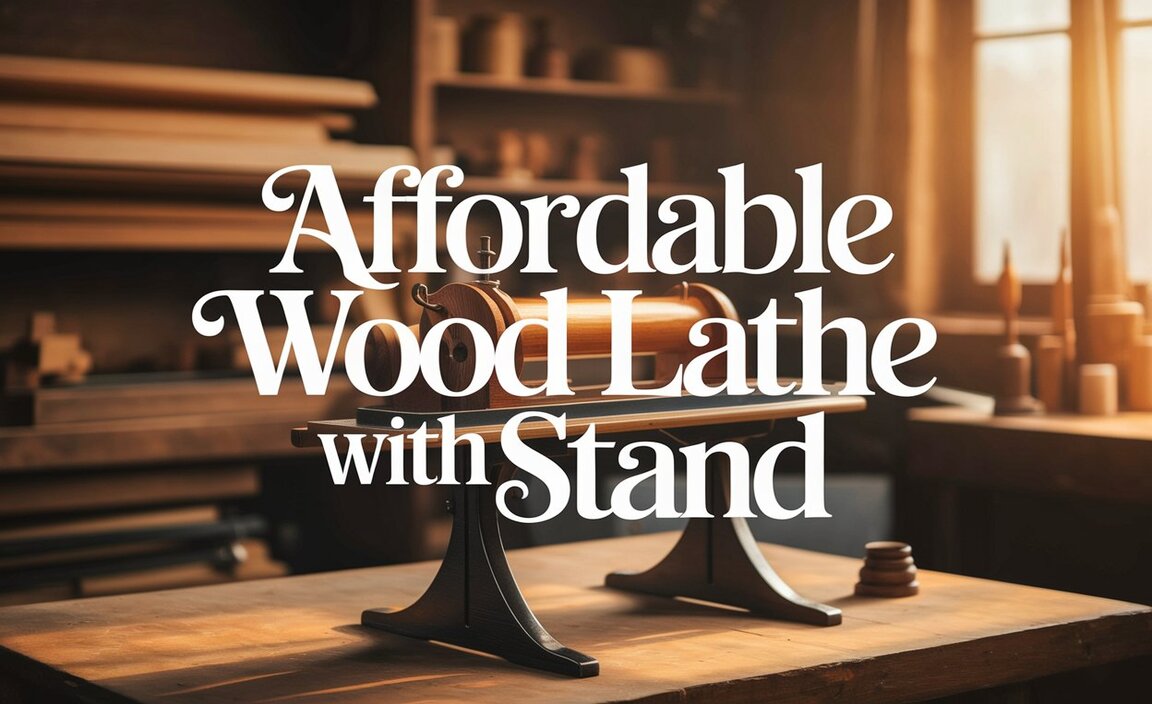 Affordable Wood Lathe With Stand