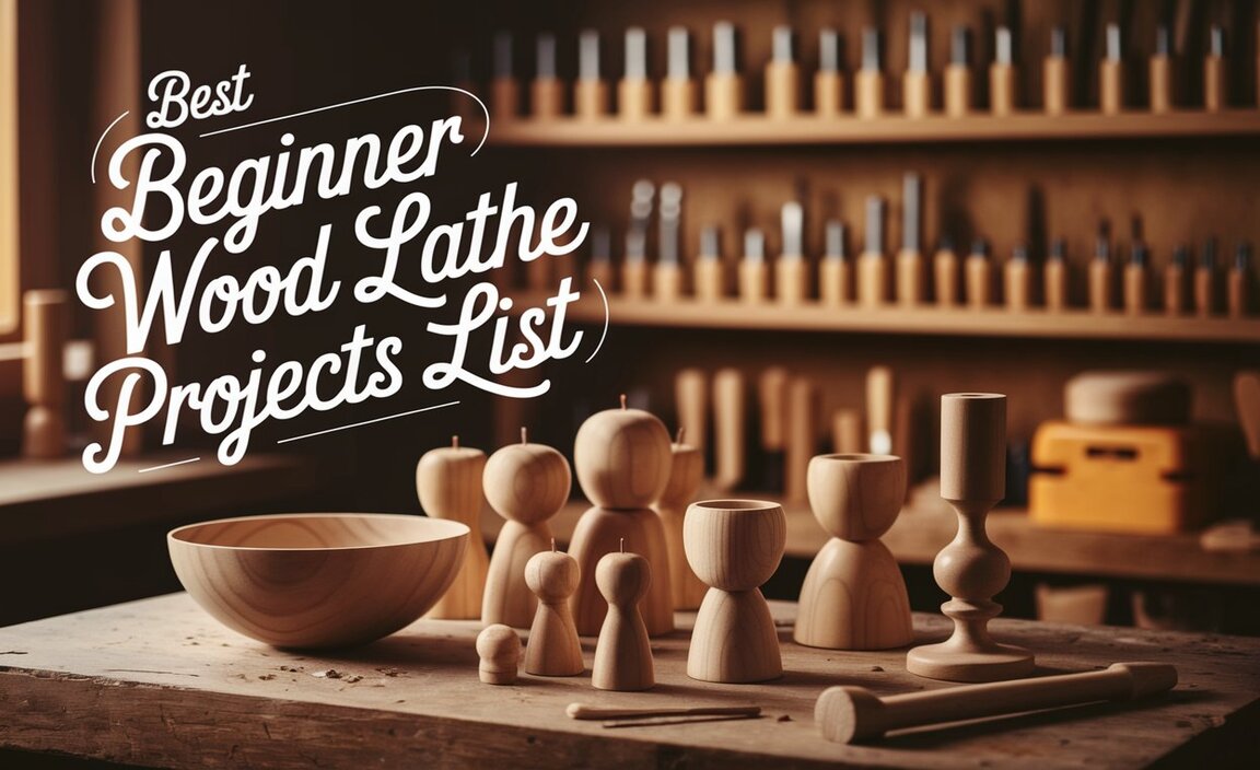 Best Beginner Wood Lathe Projects List