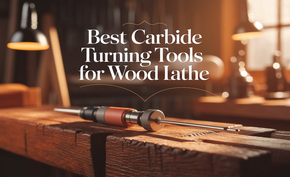 Best Carbide Turning Tools For Wood Lathe