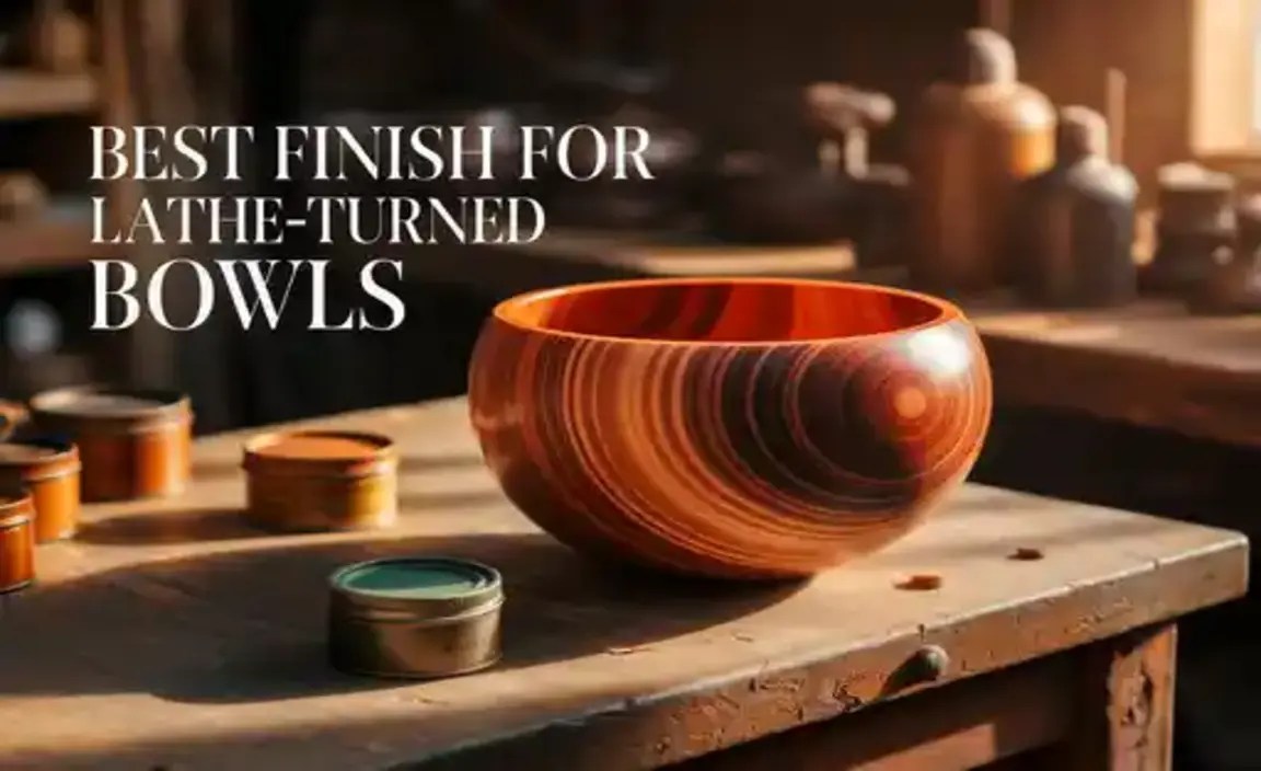 Best Finish for Lathe-Turned Bowls
