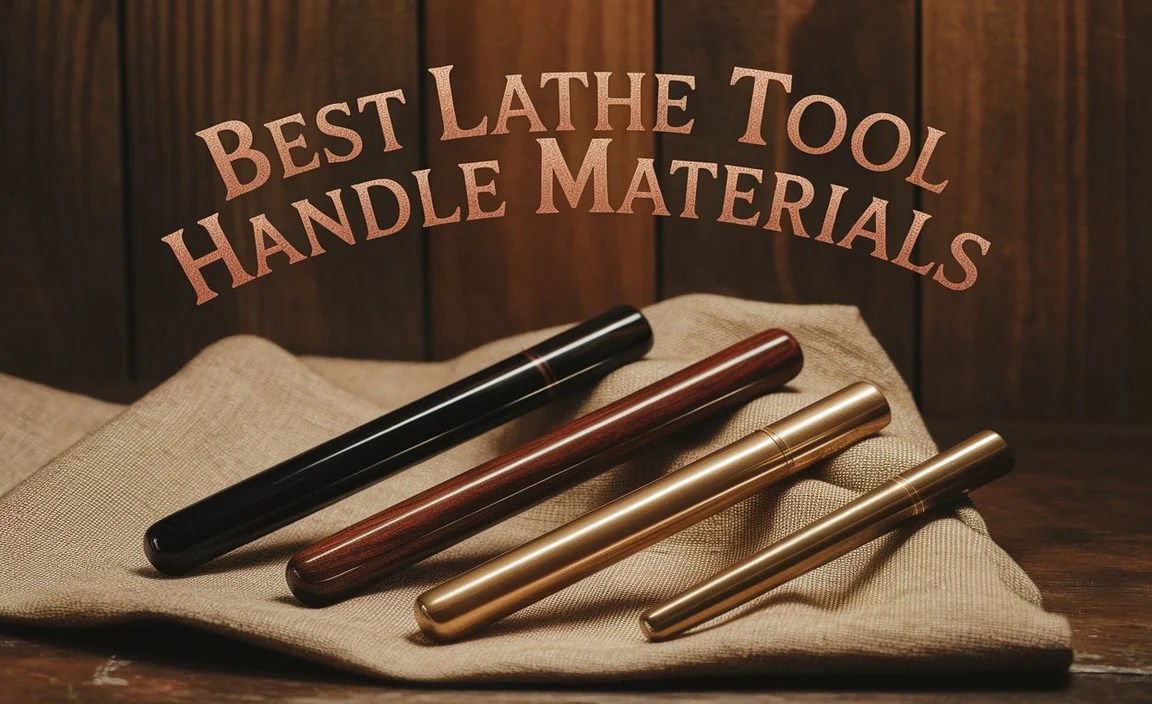 Best Lathe Tool Handle Materials