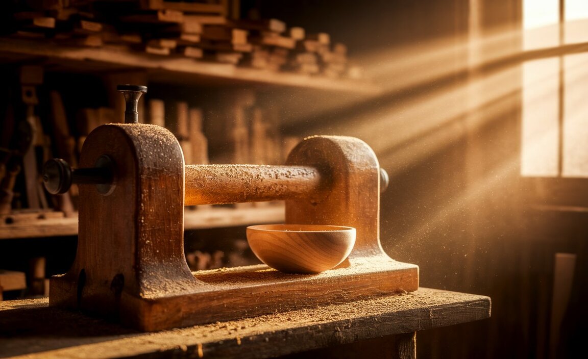 Discovering the Antique Foot-Powered Wood Lathe