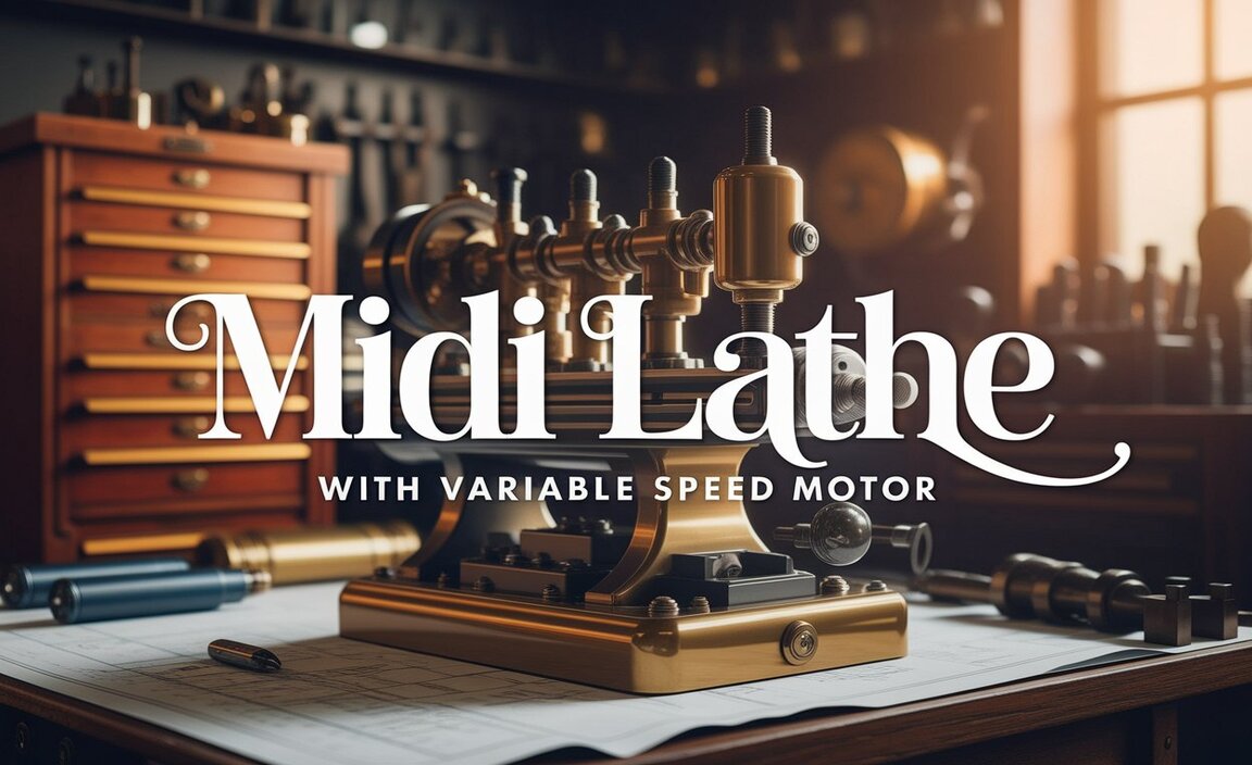 Midi Lathe With Variable Speed Motor