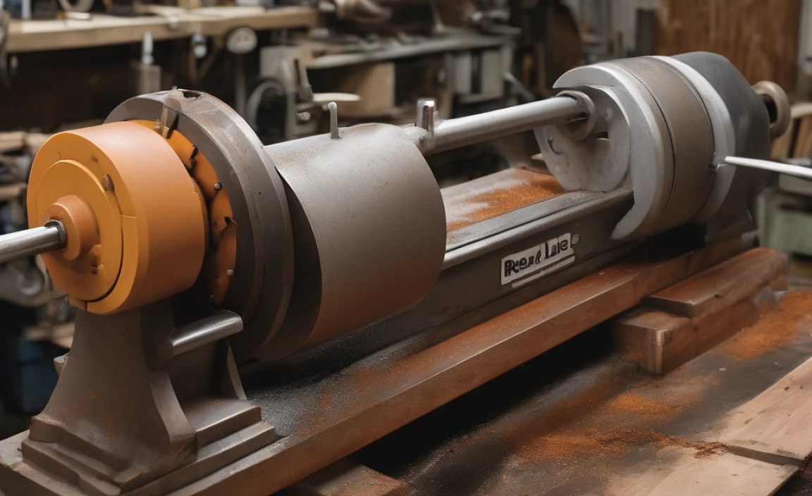 wood lathe bed rust removal